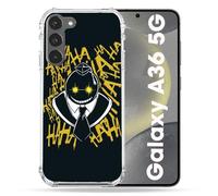 Cokitec Coque Renforcée pour Samsung Galaxy A36 5G Manga Assassination Classroom Kuro Noir