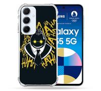 Cokitec Coque Renforcée pour Samsung Galaxy A55 5G Manga Assassination Classroom Kuro Noir