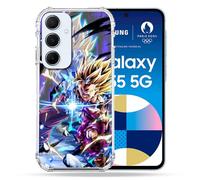 Cokitec Coque Renforcée pour Samsung Galaxy A55 5G Manga Dragon Ball Sangohan Duo
