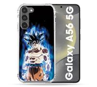 Cokitec Coque Renforcée pour Samsung Galaxy A56 5G Manga Dragon Ball Sangoku Noir
