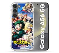 Cokitec Coque Renforcée pour Samsung Galaxy A56 5G Manga My Hero Academia Affiche