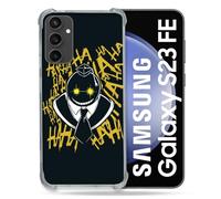 Cokitec Coque Renforcée pour Samsung Galaxy S23 FE Manga Assassination Classroom Kuro Noir