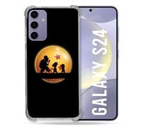 Cokitec Coque Renforcée pour Samsung Galaxy S24 Manga Dragon Ball Vintage
