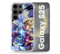 Cokitec Coque Renforcée pour Samsung Galaxy S25 Manga Dragon Ball Sangohan Duo