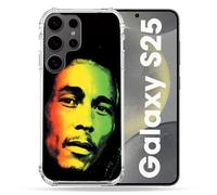 Cokitec Coque Renforcée pour Samsung Galaxy S25 Musique Bob Marley 2