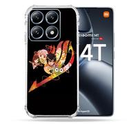 Cokitec Coque Renforcée pour Xiaomi 14T Manga Fairy Tail Logo Noir
