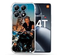 Cokitec Coque Renforcée pour Xiaomi 14T Musique Johnny Hallyday Moto