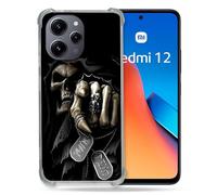 Cokitec Coque Renforcée pour Xiaomi Redmi 12 5G Tete de Mort Your Next