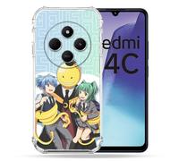 Cokitec Coque Renforcée pour Xiaomi Redmi 14C 4G Manga Assassination Classroom Kuro Trio