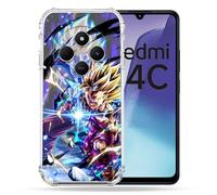 Cokitec Coque Renforcée pour Xiaomi Redmi 14C 4G Manga Dragon Ball Sangohan Duo