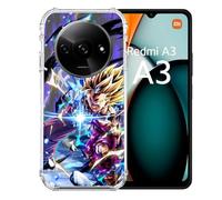 Cokitec Coque Renforcée pour Xiaomi Redmi A3 Manga Dragon Ball Sangohan Duo
