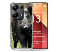 Cokitec Coque Renforcée pour Xiaomi Redmi Note 13 Pro 4G Chasse Sanglier Bois