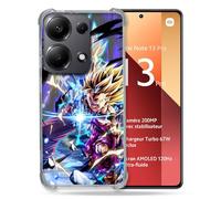 Cokitec Coque Renforcée pour Xiaomi Redmi Note 13 Pro 4G Manga Dragon Ball Sangohan Duo
