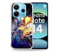Cokitec Coque Renforcée pour Xiaomi Redmi Note 14 4G Manga Naruto VS
