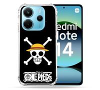 Cokitec Coque Renforcée pour Xiaomi Redmi Note 14 4G Manga One Piece Tete de Mort