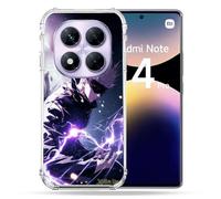 Cokitec Coque Renforcée pour Xiaomi Redmi Note 14 Pro 4G Manga Jujustu Kaisen Gojo Saturo