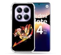 Cokitec Coque Renforcée pour Xiaomi Redmi Note 14 Pro 5G Manga Fairy Tail Logo Noir