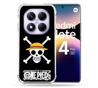 Cokitec Coque Renforcée pour Xiaomi Redmi Note 14 Pro 5G Manga One Piece Tete de Mort