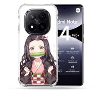Cokitec Coque Renforcée pour Xiaomi Redmi Note 14 Pro Plus 5G Manga Demon Slayer Nezuko