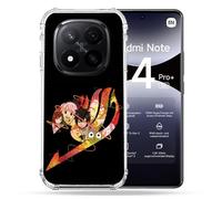 Cokitec Coque Renforcée pour Xiaomi Redmi Note 14 Pro Plus 5G Manga Fairy Tail Logo Noir