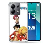 Cokitec Coque Renforcée Shatterproof pour Xiaomi Redmi Note 13 4G Manga One Piece Chopper