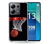 Cokitec Coque Renforcée Shatterproof pour Xiaomi Redmi Note 13 4G Sport Basket Panier