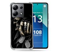 Cokitec Coque Renforcée Shatterproof pour Xiaomi Redmi Note 13 4G Tete de Mort Your Next