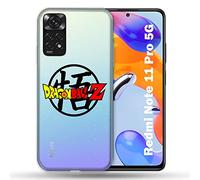 Cokitec Coque Transparente pour Xiaomi Redmi Note 11 / 11S 4G Dragon Ball Logo