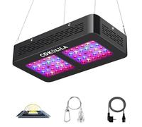 COKOLILA Lampe de croissance LED pour plantes, spectre complet avec IR, double puce, double lentille, interrupteur VEG et Bloom flexible, 3 modes d'éclairage, fonction lampe de culture en guirlande.