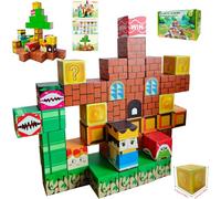 Cokomono Blocs de Construction Magnétiques Mon Monde Magnétique Jouet de Construction pour Enfants à Partir de 3 Ans - Jouet Créatif Montessori (Rois, pièce, 48)