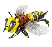 Cokomono Insecte Jouet de Construction, Blocs de Serrage pour Les Enfants de 3 Ans et Plus (Abeille à Miel)