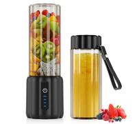 COKUNST Mixeur Portable pour Shakes et Smoothies, 22000 TR/min Puissant avec 6 Lames, 500 ml Mini Blender avec Couvercle de Voyage pour Cuisine, Salle de Sport, Bureau