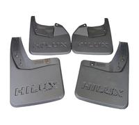 COKYIS 4Pièces Voiture Bavettes Garde-Boue pour Toyota Hilux 2015-2019, Avant et Arrière Roue Anti-éClaboussures Protection Bavettes Boue Rabats Carrosserie Accessoires