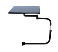 COKYIS Plateau pour Clavier Et Souris Monté sur Chaise De Bureau, Plateau De Clavier Monté sur Barre Ronde, Support pour Clavier Multifonctionnel, sans Perforation (Color : Black-45cm, Size : A)