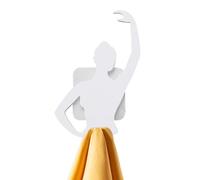 Col adhésif | Crochet à clé, design ballet, organiseur de rangement crochet pour salle de bain, penderie, cuisine, écharpe, bonnet