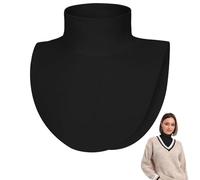 Col amovible pour femme en tissu doux et respirant, style haut col pour superposer sous pulls et robes, accessoire polyvalent pour un look élégant en toutes saisons