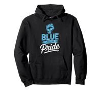 Col Bleu Pride Shirt Hard Work Construction Labor Worker Sweat à Capuche