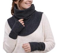 Col châle et manchettes pour le porte-bébé (anthracite)