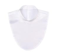 Col Clergé Chemise de Prêtre Homme Femme Costume Accessoire pour Évêque Pasteur, Blanc, Small - Medium