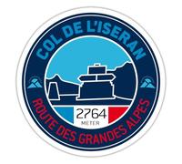 Col De l'Iseran Route Des Grandes Alpes Autocollant Sticker