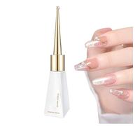 Col d'ongle blanc, gel de vernis à ongles - Gel de manucure de vernis à ongles chatoyant durable | Femmes portables Manucure Accessoires Salon Glue pour la maison, la boutique, le dortoir, l'école, le