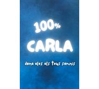 Col·lecció: rosa de sucre. Llibreta A5 de 100 pàgines. Quadern de notes de quadres. Tapa tova. Llibreta amb nom CARLA.: Coberta de la llibreta amb el nom, perfecte per regalar.