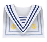 col matelot marine nationale adulte - boland 44354 Blanc G