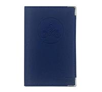 Etui porte papiers moto - Bleu marine - Carte permis conduire + carte grise - Fabriqué en France Bleu