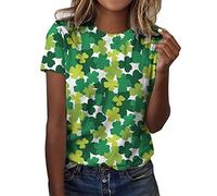 - Col rond avec manches courtes, haut imprimé amour, Blanc-5., XL