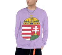 Col Rond Hongrie Emblème National Graphique Sweat À Capuche Unisexe Hoodie Hommes Femmes Pull À Capuche Manches Longues Cordon Hauts avec Poches Taille S Au 4XL