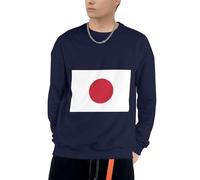 Col Rond Japon Drapeau Graphique Sweatshirt À Capuche Unisexe Hommes Femmes Sweatshirts À Capuche Manches Longues Cordon Hauts Taille S Au 4XL
