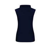 Col Roulé Débardeur, Femme D'Été Top sans Manches Mode Hauts Quotidien Débardeurs Slim Fit Débardeur Couleur Unie Caraco Chic Bustier Respirant Débardeurs Les Loisirs en Plein Air Tops