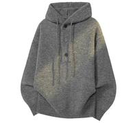 Col Roulé Homme,Pull Homme Hiver Chaud,Pull à Capuche Manteau Décontracté Tricot Extérieur Automne Tissu Doux Confortable pour Homme sans SKU - Produit catégorie Men’s Sweater Coat (GY2, L)