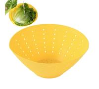 Colador De Frutas - Utensilios De Cocinas Plegables De Silicona, Cuenco Para Lavar Verduras Y Arroz De Cocina,cesta Para Lavar Verdurass | Pasta Preparación Alimentos Ajo Jengibre Hogar Restaurante